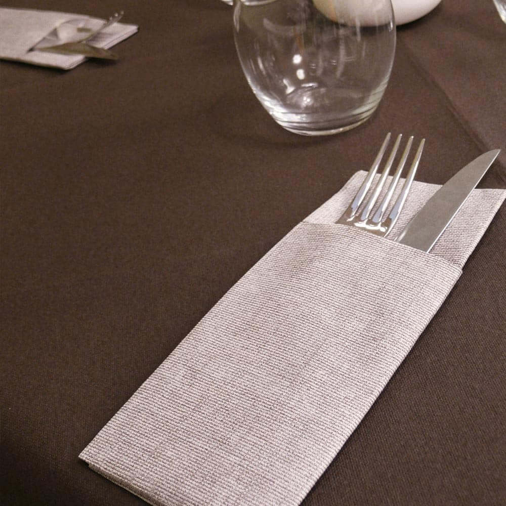 Tasca Portaposate Iuta Cappuccino Plus cm. 40X32 - 1200 pz.