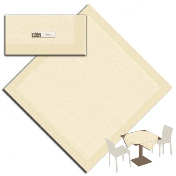 Tovaglia Textù Avorio Micro cm. 100X100 - 80 pz.