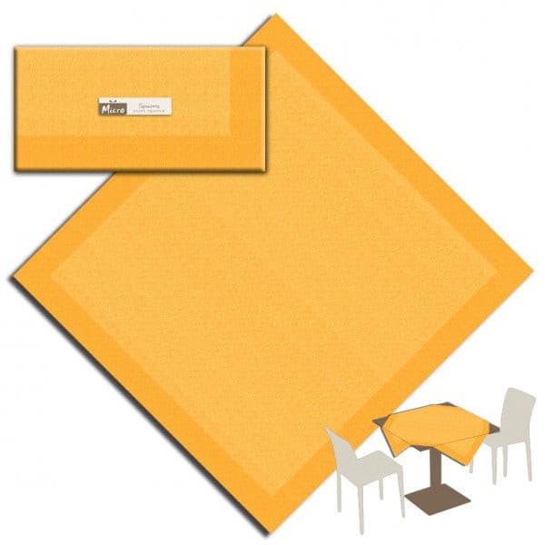 Tovaglia Textù Giallo Micro cm. 100X100 - 80 pz.