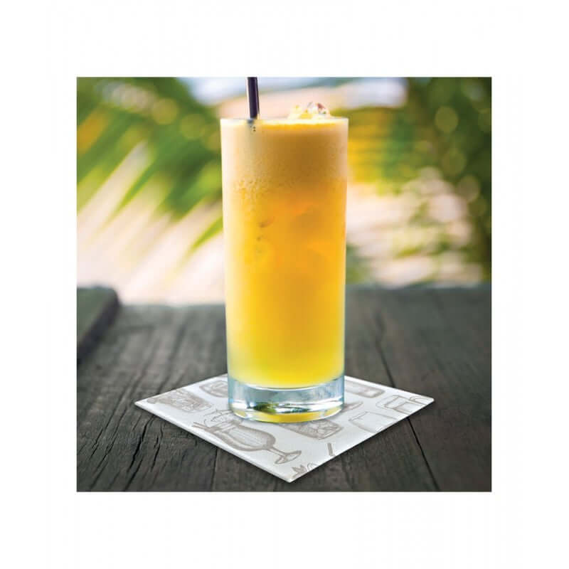 Tovagliolo Drink Bianco Tissue Airwave cm. 20x20 - 3200 pz.