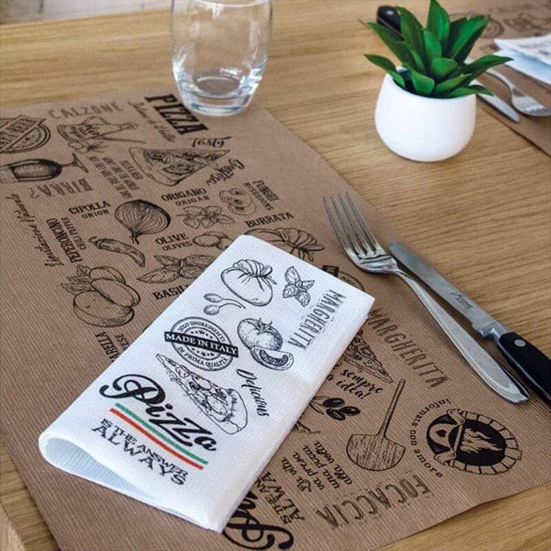 Tovagliolo Margherita Onda Airwave cm. 40x40 - 800 pz.