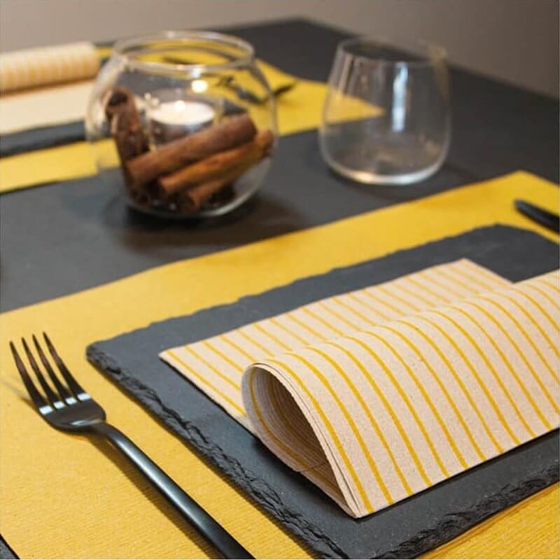 Tovagliolo Nina Ambra Onda Airwave cm. 40x30 - 1200 pz.