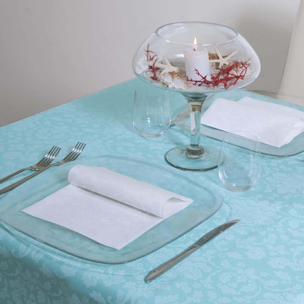 Tovaglia Victoria Acqua Plus cm. 100X100 - 100 pz.