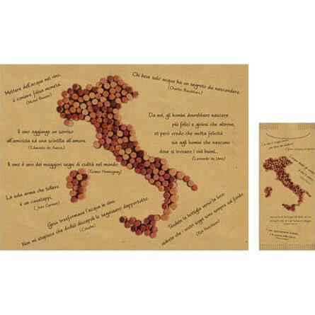 Tovaglietta Vinitaly in carta paglia cm. 30X40 – 2000 pz.