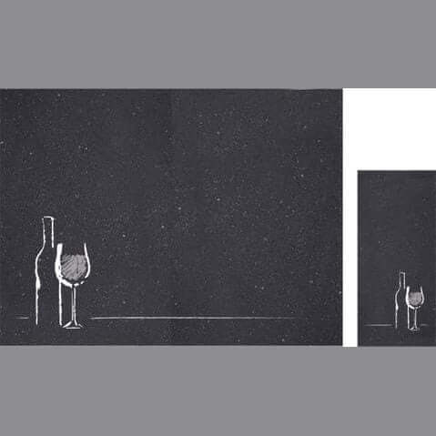 Tovaglietta Vino nero in carta paglia cm. 30X40 – 1000 pz.