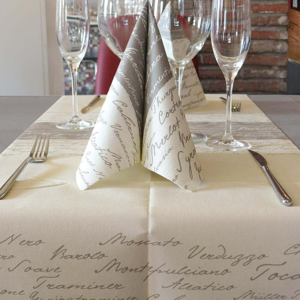 Tovagliolo TNT 40X40 Wine Creta Plus - 800 pz.